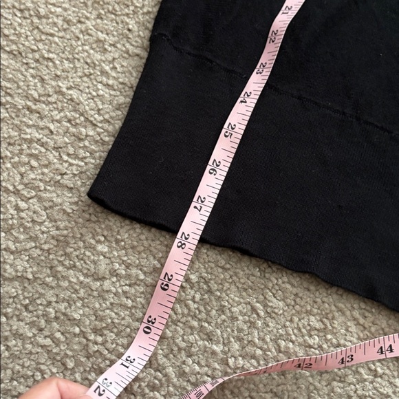 White House Black Market Black Knit Sequin Top size medium - Picture 5 of 8